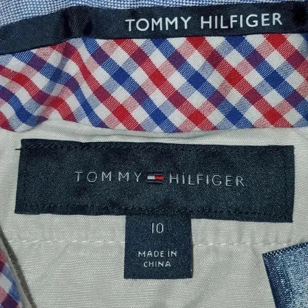 Tommy Hilfiger Boys Flat Front Khaki Pants Boys Size 10 - Picture 8 of 11